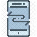 Exchange Mobile Data Icon
