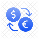 Exchange Dollar And Euro Icon