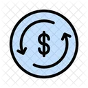 Transfer Dollar Exchange Icon