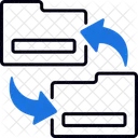 Exchange Files Share Transfer Icon