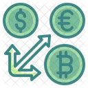 Coin Arrow Exchange Icon