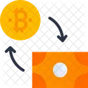 Exchange Cash Exchange Money Bitcoin Icon