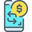 Mobile Banking Exchange Icon