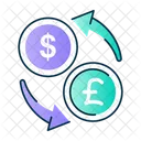 Exchange Money Transfer Money Investment Icon