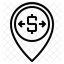 Exchange Money Location  Icon