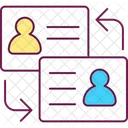 Exchange personal contacts  Icon