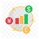 Exchange Rate Flat Icon