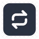 Exchange Rectangle Exchange Money Icon