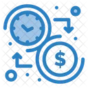 Exchange Time Financial Time Money Time Icon