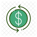 Exchanged Dollar Exchange Dollar Coin Icon