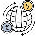 Exchanging Currency  Icon