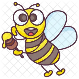 Excited Bee  Icon