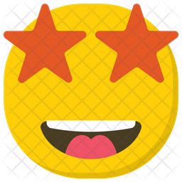 Excited Emoji Emoji Icon - Download in Flat Style