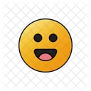Excited Face With Open Tongue  Symbol