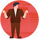 Male Avatar Excited Man Human Icon