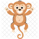Monkey Primate Cute Icon