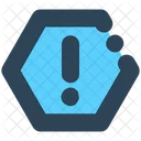 Sinal Hexagono Exclamacao Icon