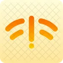 Wifi Exclamacion Signo Comunicacion Icono