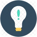 Exclamation Bulb Light Icon