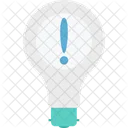 Exclamation Bulb Light Bulb Icon