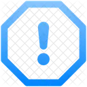Exclamation Octagon Alert Icon