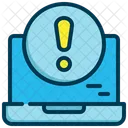 Exclamation Laptop Network Icon