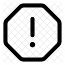 Exclamation Mark Octagon Icon