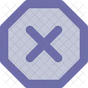 Excluir Octogono Parar Icon