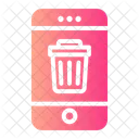 Excluir Interface Do Usuario Lixo Ícone