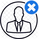 Excluir Usuario Remover Desativar Ícone