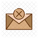 Exclusão de e-mail  Ícone