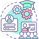 E Learning Networking Exclusive Icon