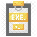 Exe Datei Exe Dokument Dateiformat Symbol