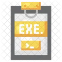 Exe File Exe Document File Format Icon