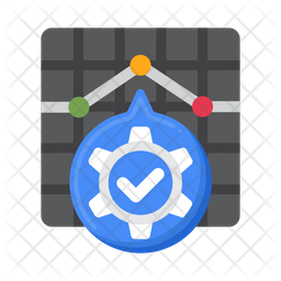 Execution Icon - Download in Flat Style