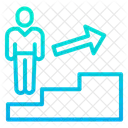 Career Promotion Stairs Icon