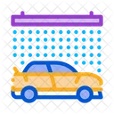 Kontinuierlich Auto Waschen Symbol