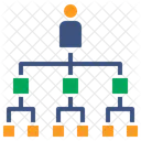 Executive Manager Company Hierarchy Tree Diagram Family Tree Leader Icon