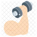 Exercice Pour Les Biceps Entrainement Des Bras Flexion Des Biceps Icône
