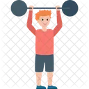 Barbell Exercise Fitness Icon