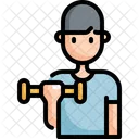 Fitness Gym Exercise Icon