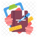 Exercise Books Exercise Notebooks Textbooks Icon