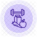 Exercise Motivation Line Icon Icon