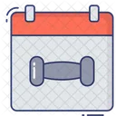 Exercise Schedule  Icon