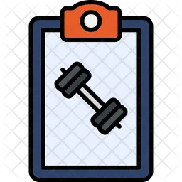 Exercise schedule  Icon