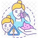 Exfoliate skin  Icon