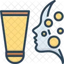 Exfoliating Scrub Facial Icon