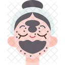 Exfoliation Facial Scrub Icon