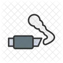 Exhaust Pipe Vehicle Pollution Carbon Monoxide Icon