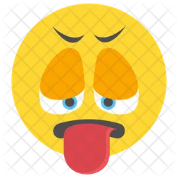 Exhausted Emoji Icon